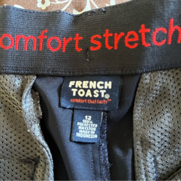 French Toast Comfort Stretch Shorts Boys 12 Navy (Bundle of 2 Shorts) - Picture 7 of 8